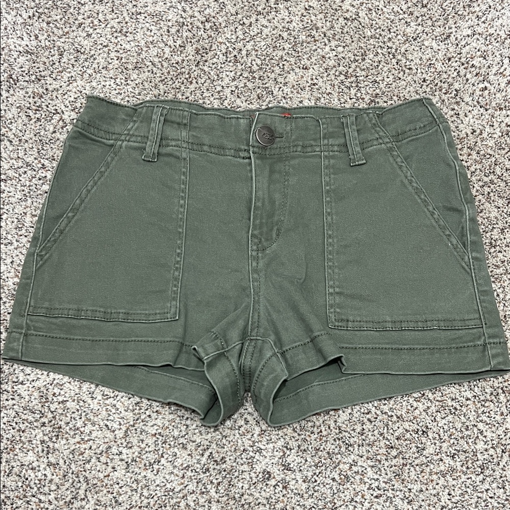 Olive Green Women's Shorts